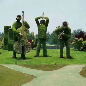 Patung Tanaman Buatan Dekorasi Taman, Patung Topiary Hijau