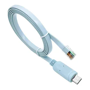 Cabo ftdi usb para rj45, 6 pés para switch windows 8, 7, vista mac, linux rs232