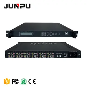12IN1 AV MPEG2 H264 DVB-C кодировщик Qam модулятор CATV CVBS к QAM с шифровщиком