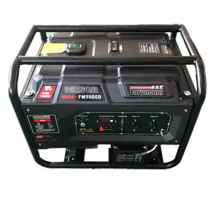 Good Quality Lowest Price From Factory Firman 7kw Portable Gas Home Gasoline Generator with Silencer