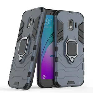 With Ring Holder Mobile Phone Accessories Hard Armor Shockproof tpu pc back case cover for samsung galaxy j2 pro 2018
