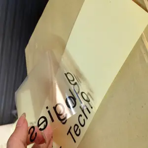 Benutzer definierte selbst klebende transparente PVC-Aufkleber Papier klare Vinyl-Aufkleber