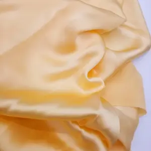 Tejido de seda para vestido, 12mm, color liso, 100% seda, charmeuse satinado
