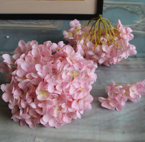 Wholesale <strong>Artificial</strong> <strong>Hydrangea</strong> <strong>Flower</strong> Head Silk <strong>Hydrangea</strong> <strong>Flower</strong> for Wedding Decoration - Product Image 6