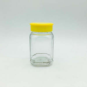 Bouteille en verre pour miel en vrac de 375 ml (500 g) et 750 ml (1000 g) avec bouchon en plastique jaune – Prix abordable - Product Image 5