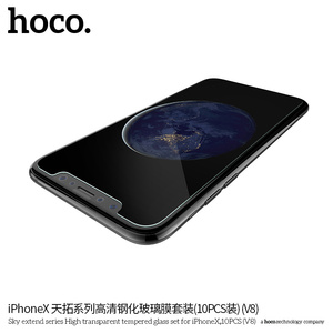 HoCo V8X cielo extender la <span class=keywords><strong>serie</strong></span> alto vidrio templado transparente set teléfono celular protector de pantalla para iPhone X - Product Image 3