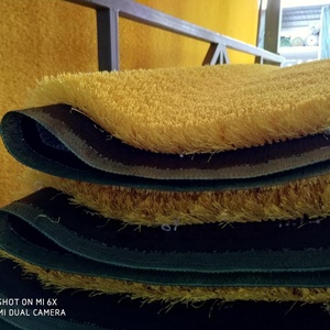 Gazon artificiel de qualité supérieure avec dos en caoutchouc, tapis jaune - Product Image 6
