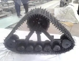 Piccolo Robot telaio cingoli in gomma per sistema di azionamento - Product Image 1