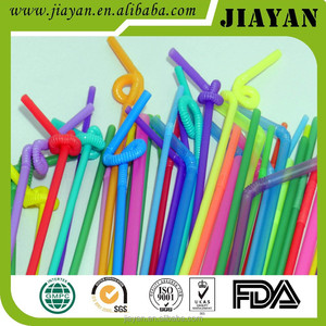 6 على شكل قش الشرب البلاستيكي ، ثني القش البلاستيكي الفني ، قش الشرب الملون - Product Image 3