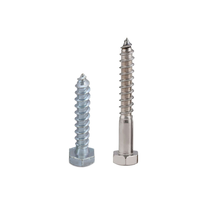 M4 M5 M6 M7 M8 M10 M12 M16 M20mm Self Tapping Wood Screw with Hex Head Stainless Steel A2 A4 SUS304 SUS316 Antirust Fasteners