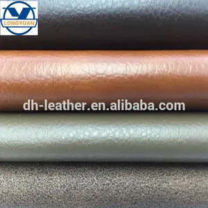 Tecido de sofá de couro tecido de couro poliéster sofá Rexin