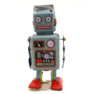 Vintage Blikken Speelgoed Metalen Wind Up Blikken Speelgoed Robot Voor Groothandel