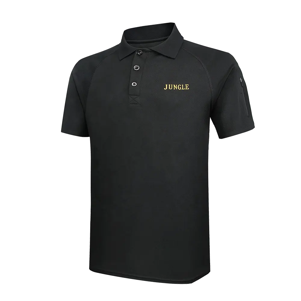 Xinxing Militaire Polo Shirt Oem & Odm Polyester Snel Droog Zwart Tactische Polo Shirt Voor Leger