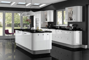 2022 Hangzhou <span class=keywords><strong>Vermont</strong></span> yeni Model hazır mutfak dolapları tasarımları proje mutfak - Product Image 2