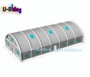 Lona de PVC blanca de alta calidad, tienda de tenis inflable sellada con aire, Club de fútbol, uso de eventos, venta al por mayor para canchas de tenis - Product Image 2