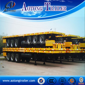 2 essieux à plat <span class=keywords><strong>remorque</strong></span>, 3 essieu 40ft transport de conteneurs semi-<span class=keywords><strong>remorque</strong></span> <span class=keywords><strong>vente</strong></span> - Product Image 4