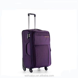 Fahion espandibile <span class=keywords><strong>Grande</strong></span> Spazio in nylon Trolley <span class=keywords><strong>valigia</strong></span>/Bagaglio morbido Con La Rotella - Product Image 2