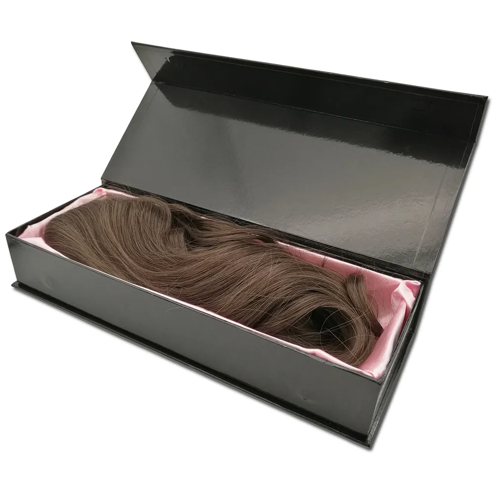 Biểu Tượng Tùy Chỉnh Trinh Nữ Weave Bundle Box Tóc Mở Rộng Bao Bì