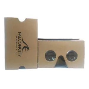 Factory supply Custom design VR 2.0 Version Google Cardboard DIY Virtual Reality VR Glasses kits for Smart Phone