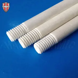 Ceramic Threaded Rods Alumina And Zirconia Ceramic Threaded Rods