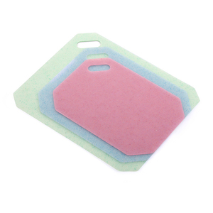 Transparent bendable non slip chopping board plastic plastic cutting board