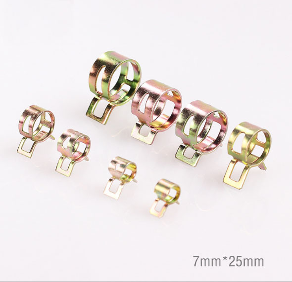 Желтый цинковый сверхпрочный T-образный зажим для шланга