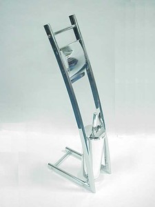 Soporte de papel higiénico de acero inoxidable independiente decorativo - Product Image 5