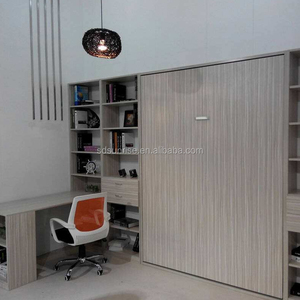 Lits muraux pliants faciles à assembler, <span class=keywords><strong>lit</strong></span> mural moderne Murphy <span class=keywords><strong>avec</strong></span> vérin à gaz et mécanisme de <span class=keywords><strong>bureau</strong></span> - Product Image 5