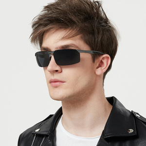 نظارات شمسية صيفية من الألومنيوم لركوب الدراجات عالية الجودة نظارات شمسية عصرية مستقطبة من الدرجة العسكرية للرجال - Product Image 3