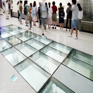 <span class=keywords><strong>Sol</strong></span> en verre feuilleté Tecture avec bordure noire, verre <span class=keywords><strong>de</strong></span> sécurité pour les studios d'art et les musées - Product Image 2