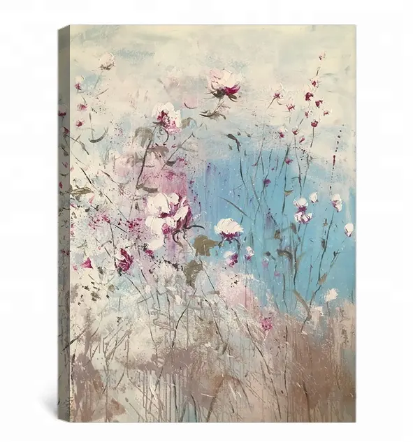 2020 hot selling beautiful abstract flower oil painting