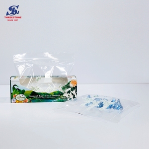 Sac à glissière transparent réutilisable pour emballage Sandwich, vente en gros - Product Image 2