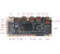 Barato netbook tablet octa core cpu android 7,1 pequeño lvds/ edp/ mipi RK3368 linux POE bar LCD Board