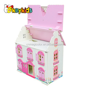 <span class=keywords><strong>Maison</strong></span> de poupées victoriennes miniatures pour filles, en bois rose, collection 2018, W06A022 - Product Image 3