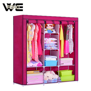 Soluzione Completa Armadi Moderni per Camera da Letto Facile Montaggio Guardaroba Portatile <span class=keywords><strong>in</strong></span> <span class=keywords><strong>Tessuto</strong></span> - Product Image 1