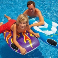 Tapis d'air gonflable pour adultes, matelas de plage laguna, flotteur lilo et flottant d'eau, avec poignées, personnalisé, cm