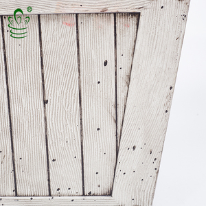 Garden Big <strong>square</strong> Plant Pot Decorative Plastic Outdoor <strong>Wood</strong> Effect <strong>Planter</strong> - Product Image 5