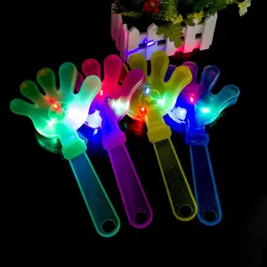 Advertising Sport Fans Cheering Flashinglight Hand Clapper with Noise Maker