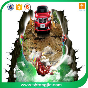 TJ-10 Durable Digital Printed Customized 3d <strong>Floor</strong> <strong>Sticker</strong> 3d Pvc Graphics Fireproof <strong>Sticker</strong> - Product Image 3