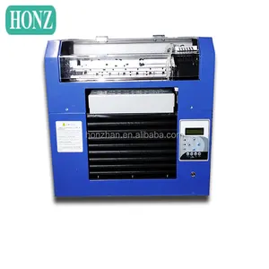 Honzhan good quality Small A3 size 6 ink colors digital UV flatbed printer for pen drive phone case direct printing