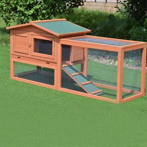 Cage de lapin en bois faits à la main, 1 pièce, pas cher, 2 niveaux, sur mesure, maison, promotion, modèles - Product Image 3