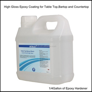 Revêtement <span class=keywords><strong>en</strong></span> résine époxy pour table, transparent comme du cristal, haute brillance, auto-nivelant, non jaunissant, <span class=keywords><strong>kit</strong></span> de 1 gallon - Product Image 2
