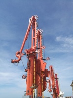 Bras de chargement marin pour le transfert de pétrole, carburants, GPL à expédier