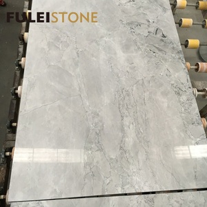 Poli pas cher prix super blanc quartzite <span class=keywords><strong>gris</strong></span> <span class=keywords><strong>granit</strong></span> marbre dalles - Product Image 6