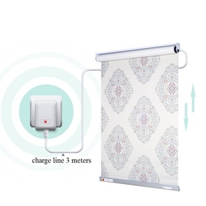 Électrique rouleau rideau store fenêtre soleil rideau occultant stores - Product Image 1