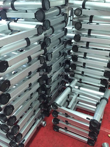 <span class=keywords><strong>Escalera</strong></span> Telescópica <span class=keywords><strong>Extensible</strong></span> de Aluminio de 2.6M/8 Pies, Plegable, de 5 Peldaños - Product Image 5