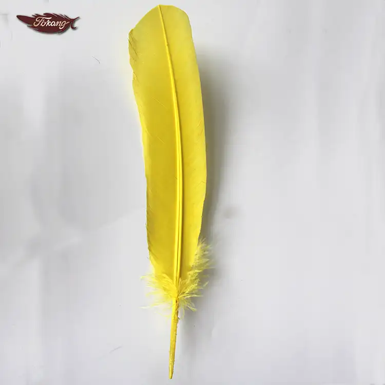 도매 30-35 센치메터 화이트 터키 깃털 퀼 판매