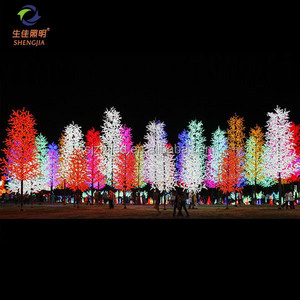 Bán Buôn Chuyên Nghiệp Tùy Chỉnh Đèn Giáng Sinh 2.5 M Ngoài Trời Nhân Tạo Led Trắng Cherry Blossom <span class=keywords><strong>Tree</strong></span> Lights - Product Image 4