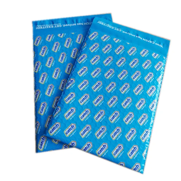 Custom Poly Wrapped Bubble Envelopes With Peel-N-Seal Strip