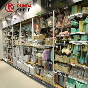 8miniso Exposição da Cremalheira do Supermercado Prateleira de Madeira de Madeira de Madeira de Varejo de Vestuário MC Caso Oferta 350 400 milímetros de Aço Laminadas A Frio CN; gua - Product Image 6